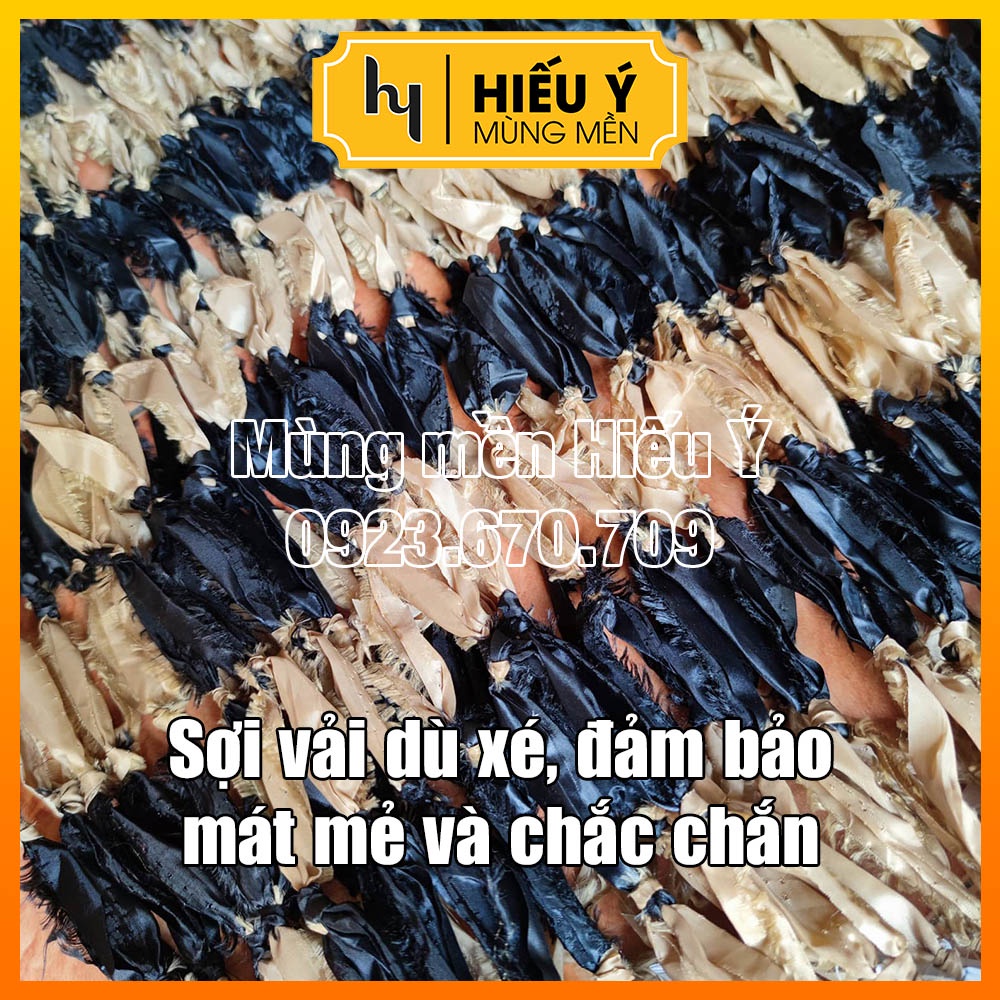 [TẶNG 4M DÂY] Võng lưới dài 2m1 đan từ vải siêu mát, võng quán cà phê (Giao màu ngẫu nhiên) | Mùng mền Hiếu Ý