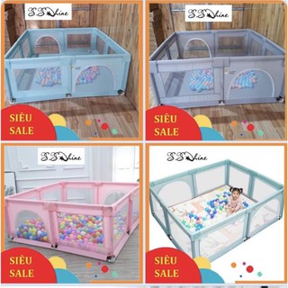 QUÂY CŨI KIÊM NHÀ BÓNG  CHO BÉ CHỐNG VA ĐẬP 1M5 X 1M5 và 1m2 x 1m8