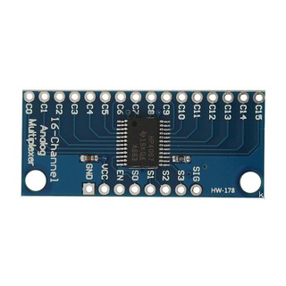 Cd74hc4067 high speed cmos 16 channel analog digital multiplexer module