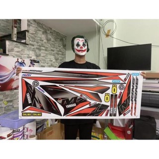 Ten rời xe Exciter 150 Mx Cam đen