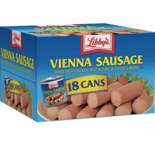 Xúc xích đóng hộp Libbys Vienna Sausage của Mỹ