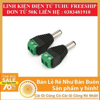Cặp Jack DC Nguồn 5.5x 2.1mm Đực+ Cái