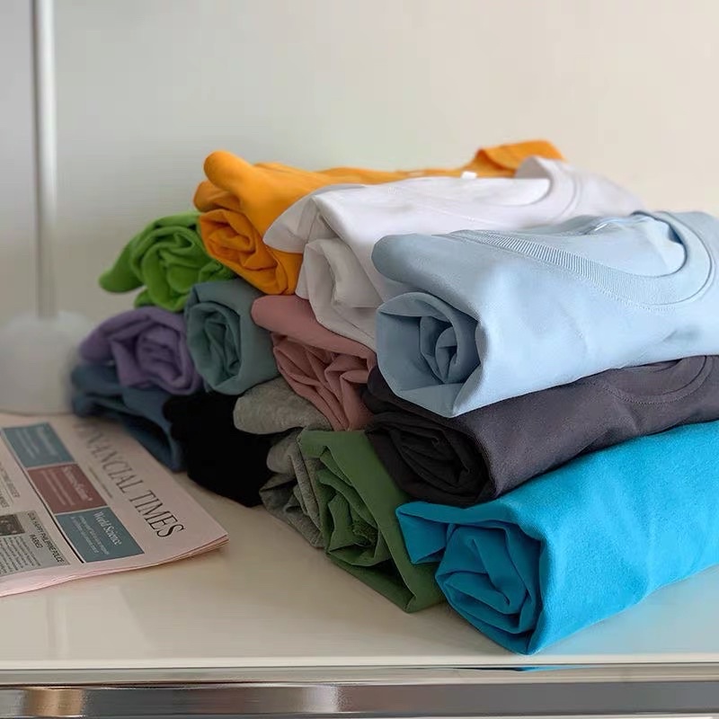 Áo thun trơn tay lỡ