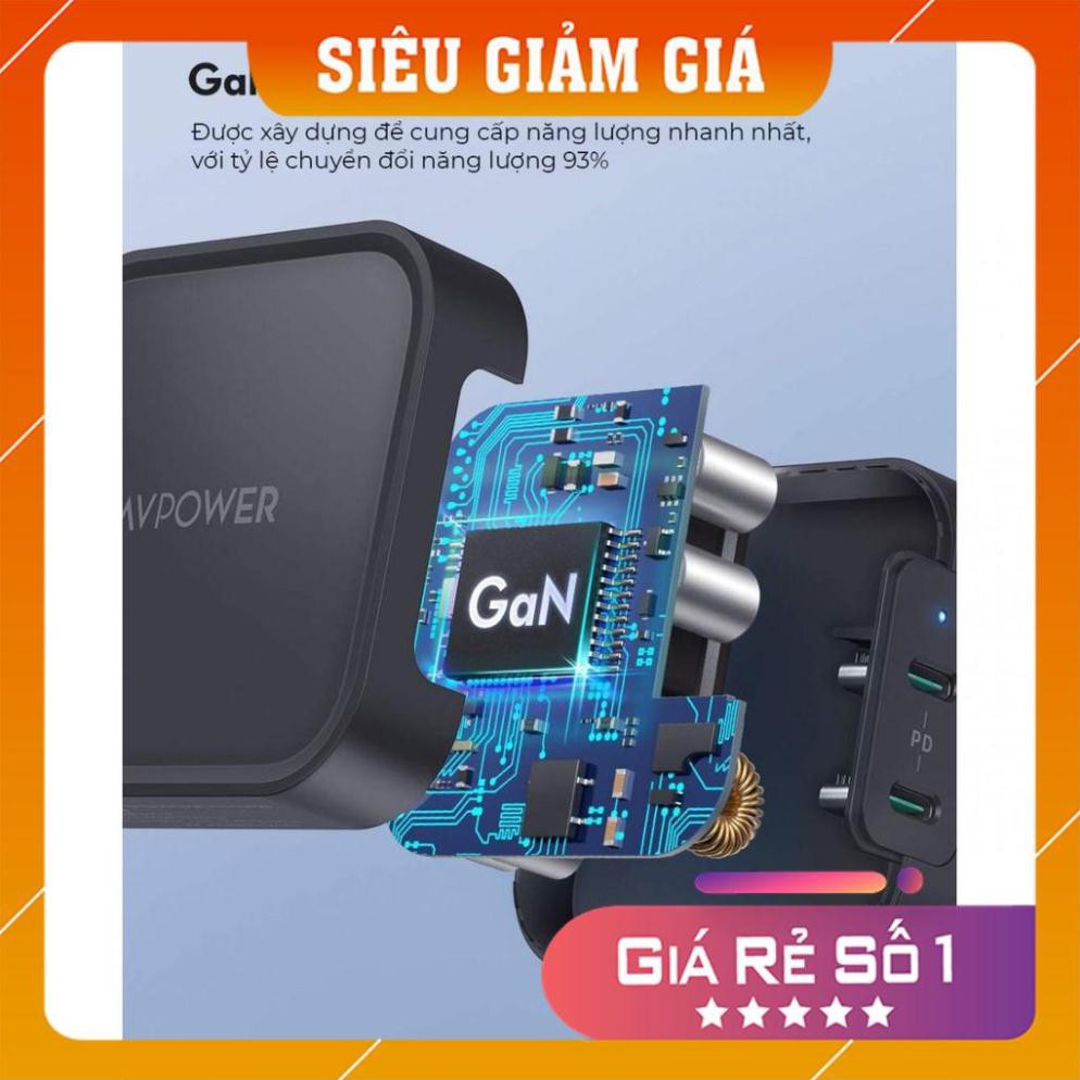 [Free Ship - Giá Hủy Diệt] - Sạc RavPower RP-PC128 2 USB-C PD 90W