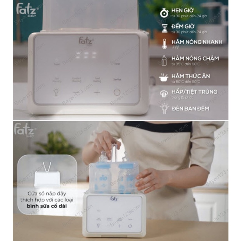 TOP Máy hâm sữa & tiệt trùng bình sữa FATZ FATZBABY FB3003SL, FB3002SL, FB3027SL, FB3012SL, FB3093VN, FB3094TK -HÀN QUỐC