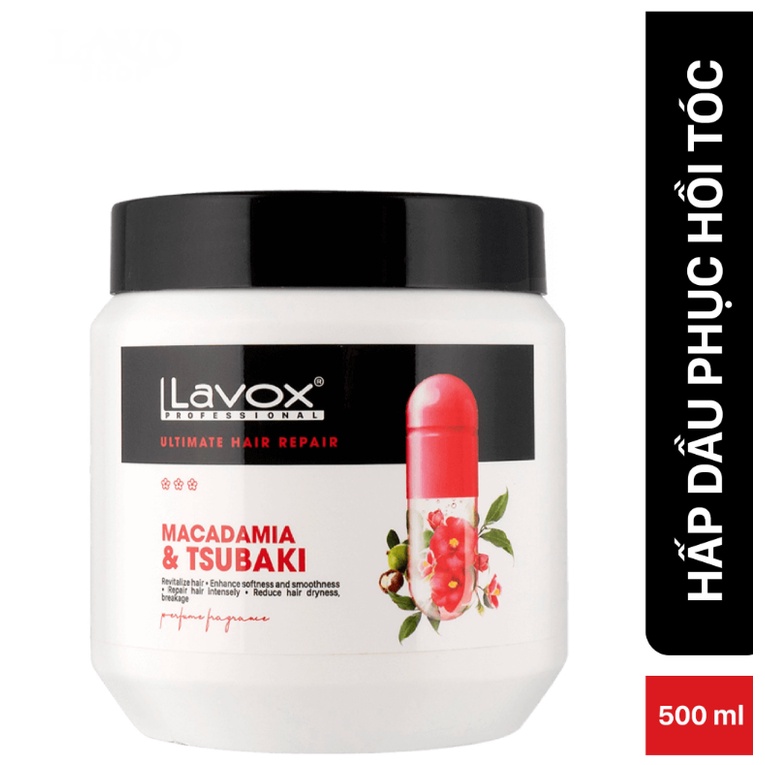 Hấp Dầu Phục Hồi Tóc – Macadamia, Tsubaki Lavox