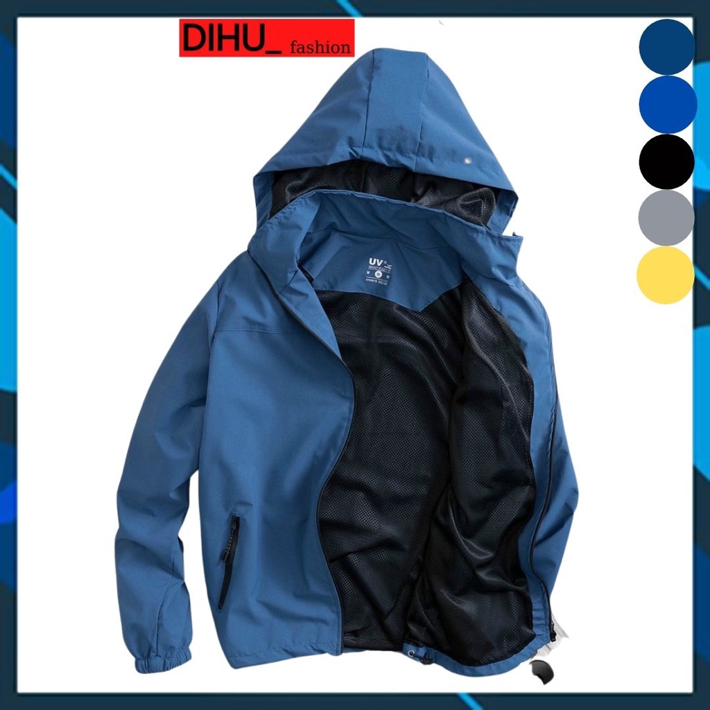 ÁO GIÓ 2 LỚP - CHỐNG NẮNG , CHỐNG NƯỚC ,GIỮ ẤM PHÙ HỢP CẢ NAM VÀ NỮ DiHu fashion