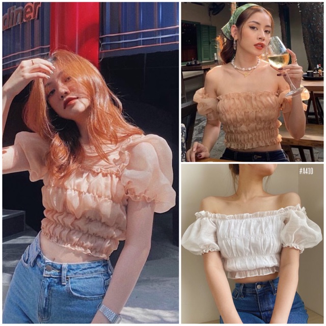 Áo kiểu Croptop Zeji Xb