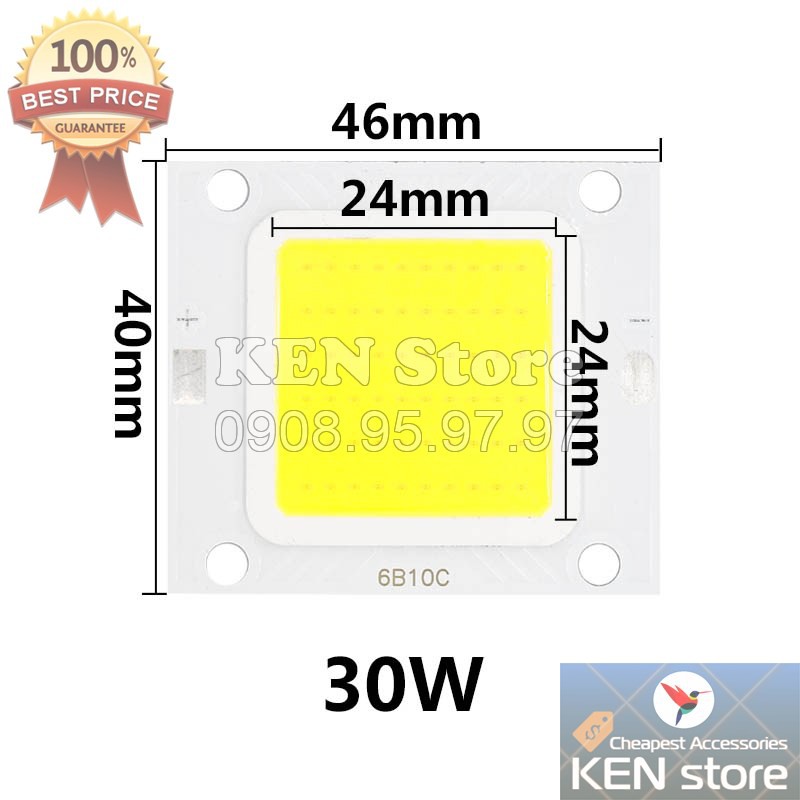 Bóng led 20W / 30W / 50W / 70W điện 30V - 36V DC V2.0