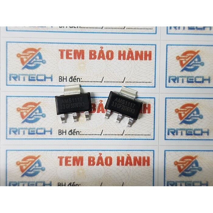 [Combo 20 con] AMS1117-3.3, ASM1117 IC Nguồn 3.3V SOT-223