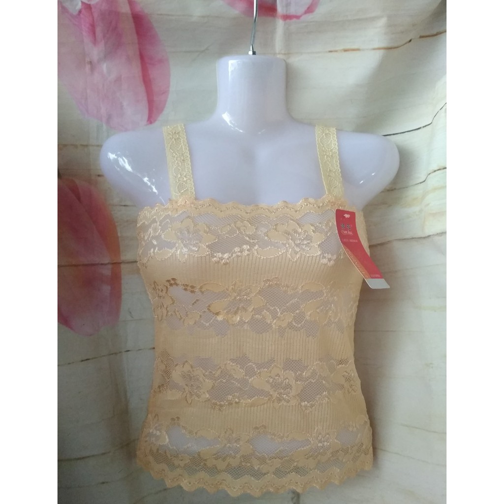 Áo ren mặc trong dáng dài không mút form nhỏ | BigBuy360 - bigbuy360.vn