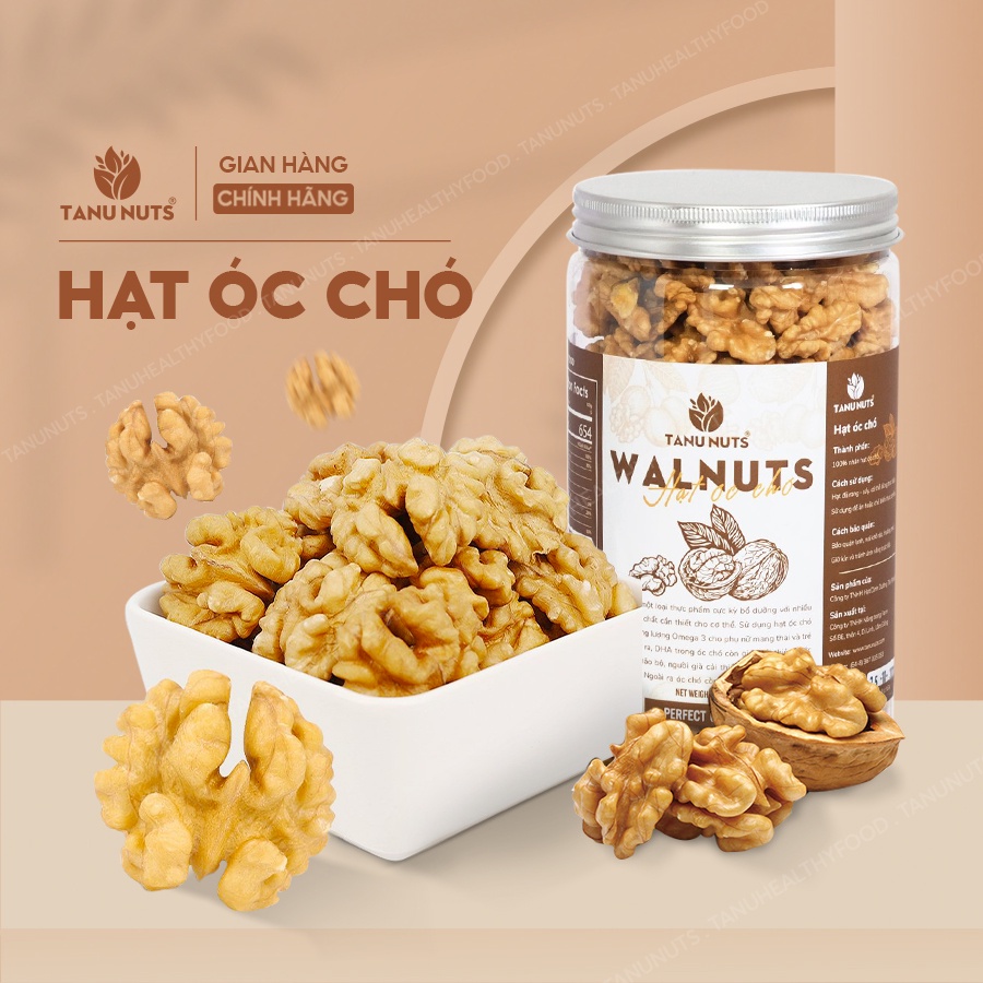 Nhân óc chó vàng TANU NUTS, hạt óc chó tách vỏ Chile hạt ngũ cốc dinh dưỡng cho bà bầu, ăn kiêng, giảm cân