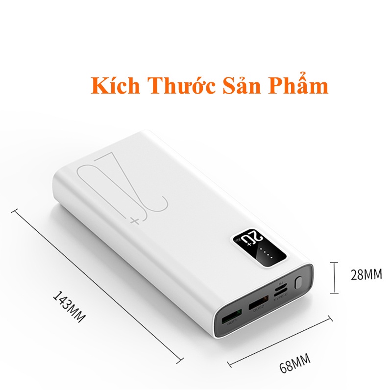 Sạc Dự Phòng 20000mah Iphone Pin Pin Dự Phòng 10000mah Fast Charge Power Bank Chính Hãng xạc dự phòng 20000mah