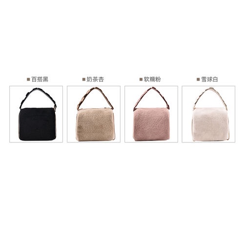 Túi Xách Đeo Vai Phủ Lông Thời Trang Thu Đông Cao Cấp Dành Cho Nữ ZN4H