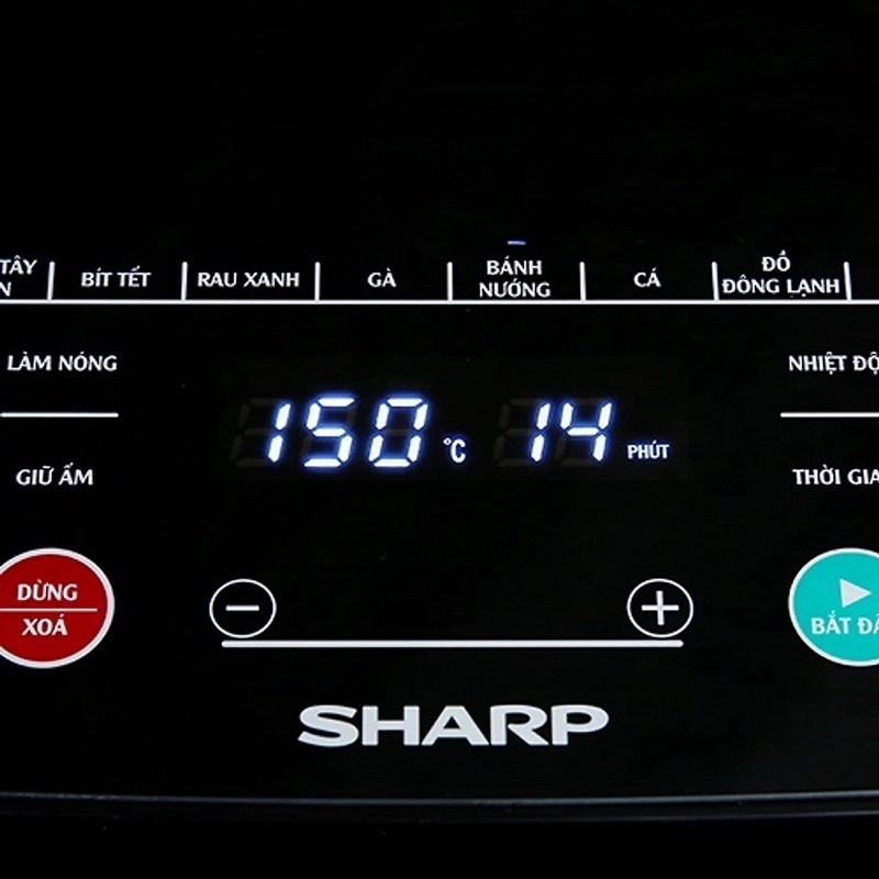 Nồi chiên không dầu Sharp KF-AF70EV - ST- Hàng chính hãng bảo hành 12 tháng.