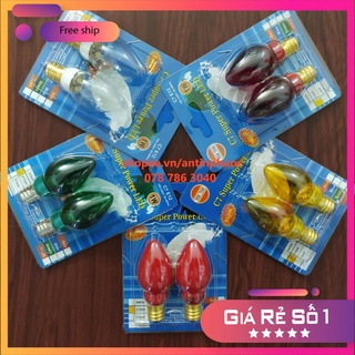 Bóng đèn ớt led 1w ( Giá cho 2 bóng ) - bóng đèn cana led Hòa Thái ,OKAS  - đèn bàn thần tài