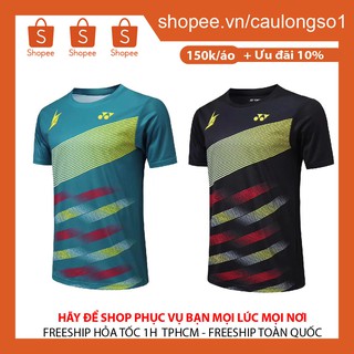Áo Cầu Lông Nam Nữ Yonex 6068 thun lạnh/mè đẹp, mẫu đẹp 2020, hút mồ hôi tốt