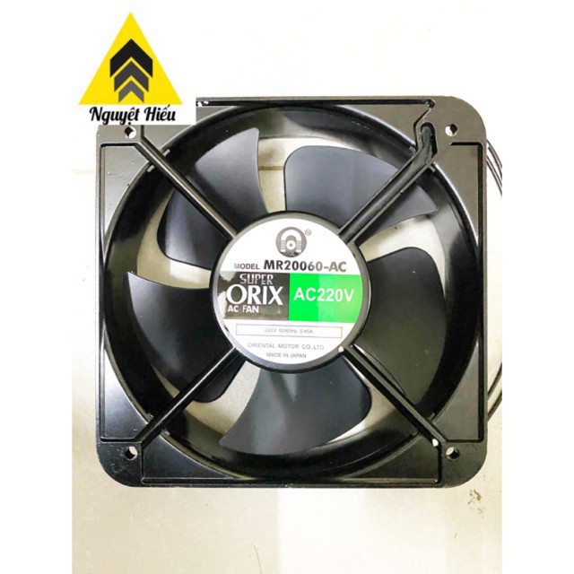 NK1 Quạt tản nhiệt vuông kim loại 220V 20x20