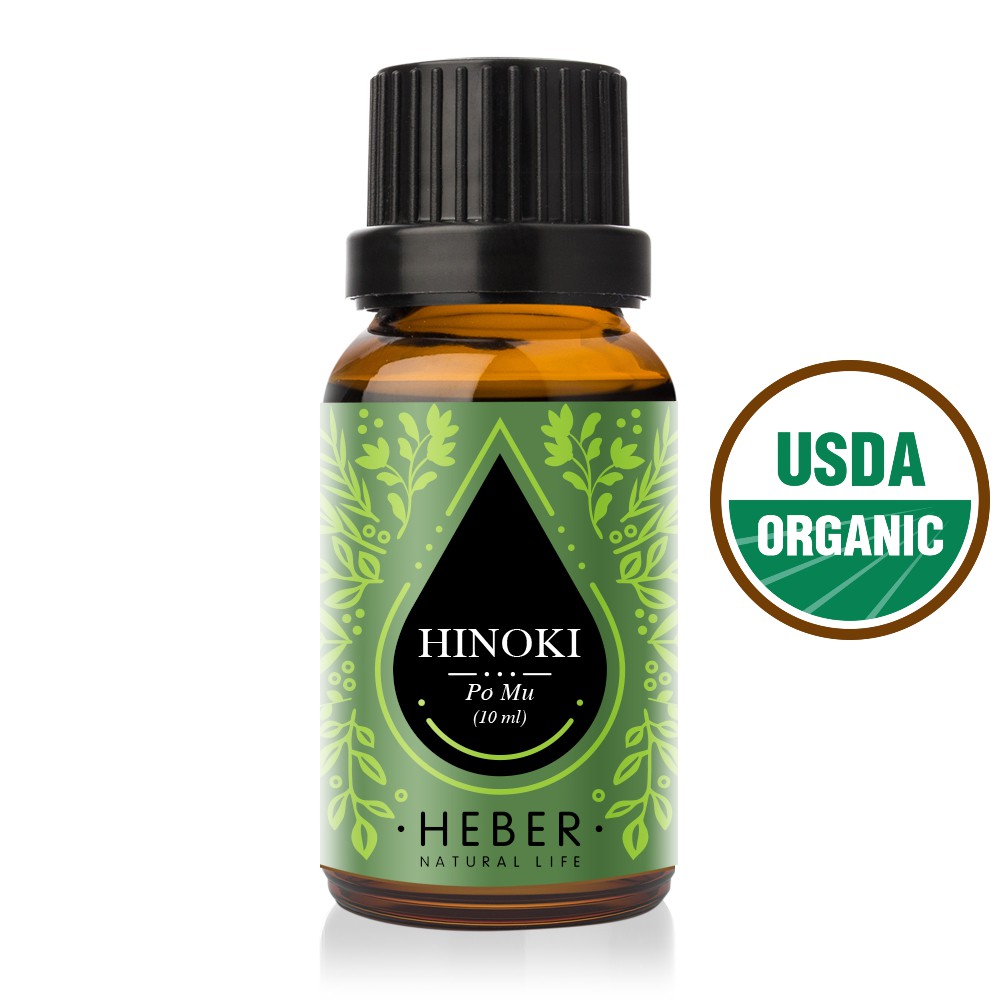 Tinh Dầu Pơ Mu Hinoki Heber Natural Life, Cao Cấp Nhập Khẩu, Thiên Nhiên Nguyên Chất, Chai 10ml/30ml/50ml