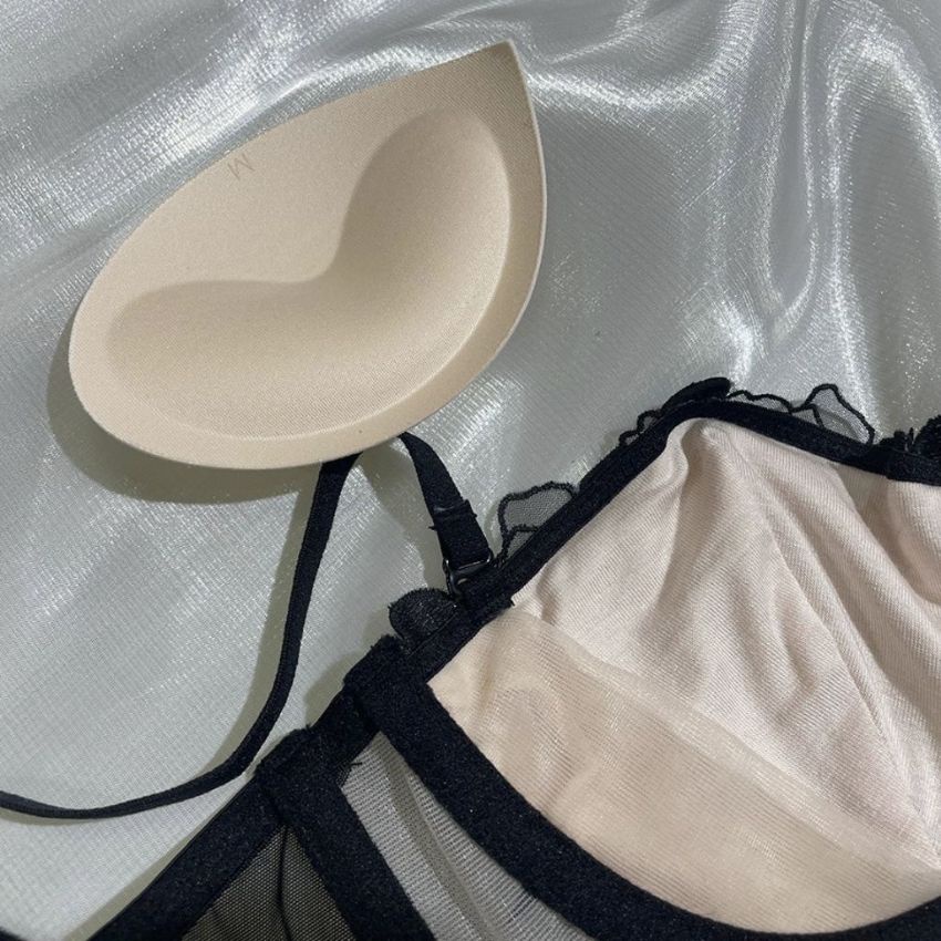 Áo Bra Nữ Ren 2 Dây Cao Cấp, bra  kiểu Bralette, Áo Ngực Có Gọng thiết kế sang trọng, hiện đại  A1982