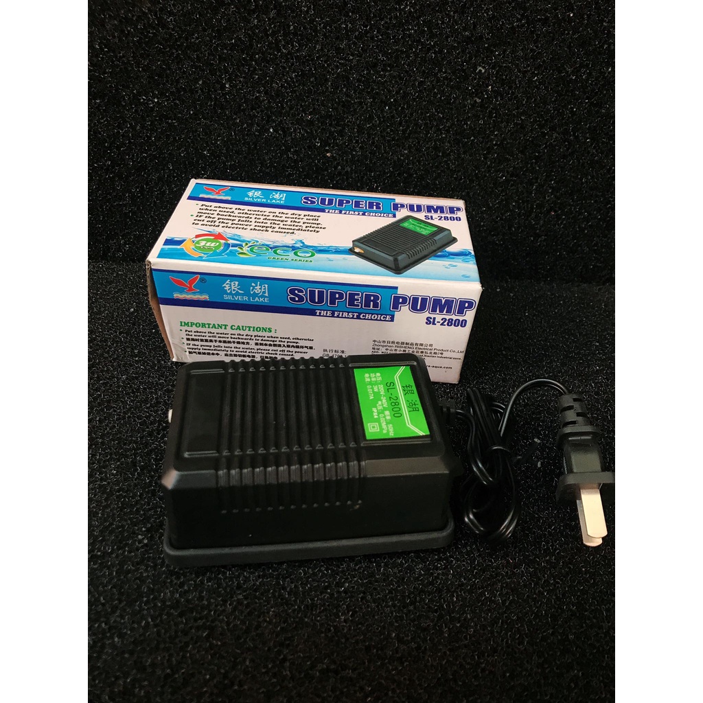 Máy sủi Ôxi 1 vòi SUPEniR PUMP SL-2800 dùng cho bể cá cảnh mini