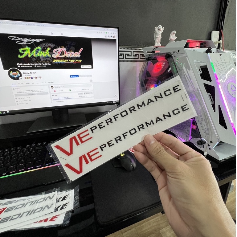 TEM DÁN PHUỘC XE MÁY - CẮT GHÉP SẲN- CHUẨN KHUNG