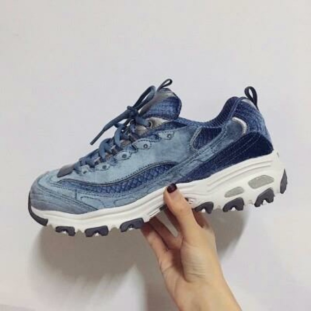 Giày thể thao/ Sneaker nữ màu xanh lạ mắt