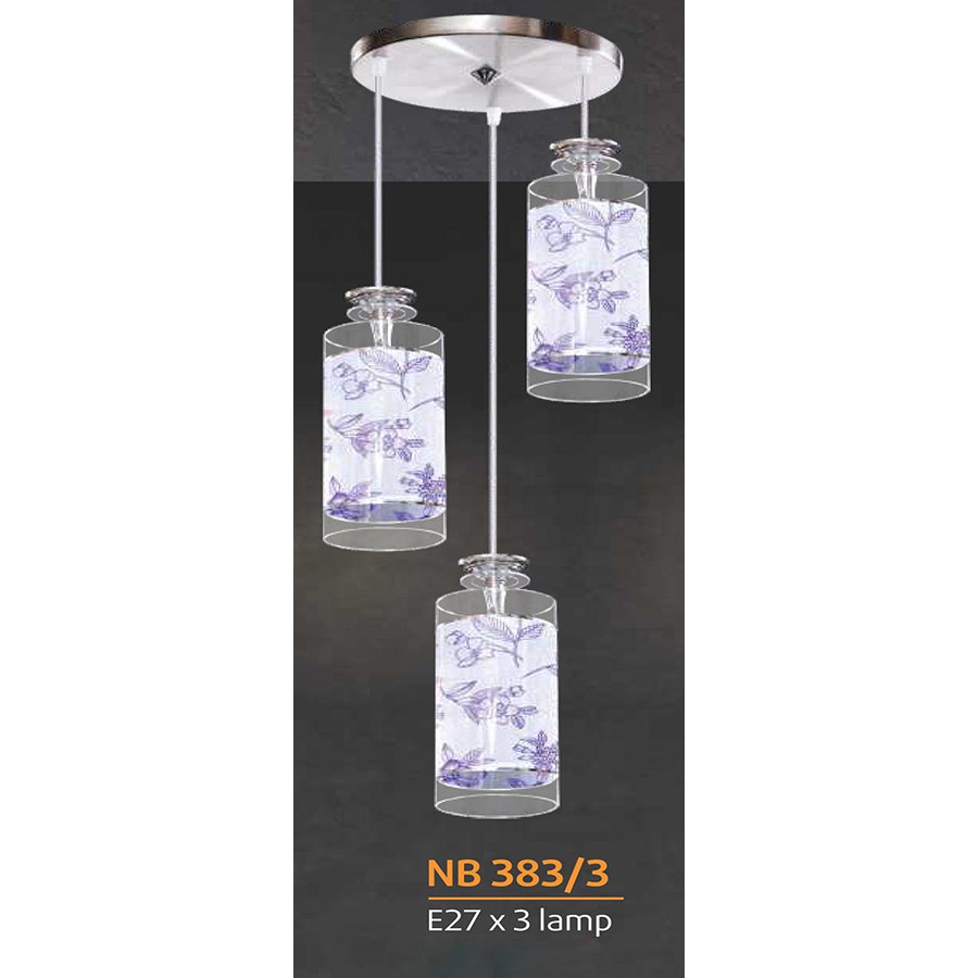 Đèn thả trần -treo tường trang trí kiểu hiện đại VKT-NB-383/3 ( Tặng kèm bóng đèn chuyên dụng )