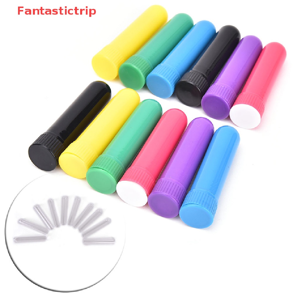 [Fantastictrip] Bộ 10 Ống Tinh Dầu Xông Mũi Màu muti