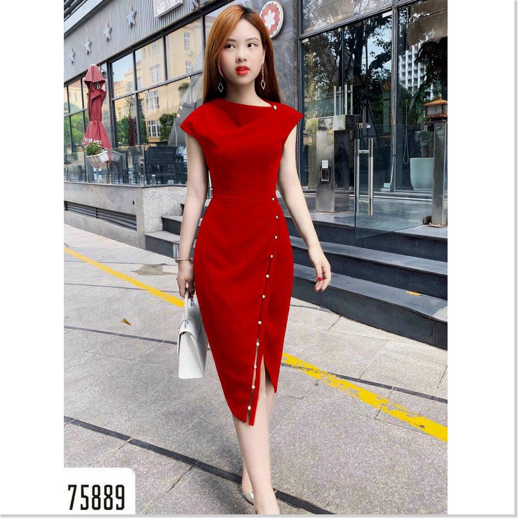 ĐẦM UMI ĐÍNH CƯỜM 2 MÀU XINH XẮN,HỌA TIẾT TRƠN NHƯNG KHÔNG KÉM PHẦN SANG TRỌNG KHÁNH AN FASHION