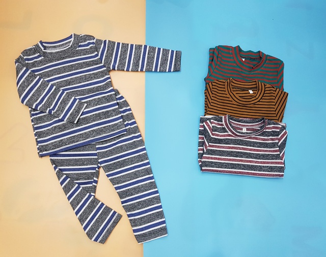 DEAL Bộ thun thu đông cotton len, cho bé trai, bé gái giá siêu rẻ