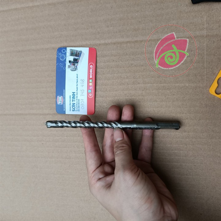 Mũi Khoan Bê Tông 10 x 110 mm 4 cạnh gài X-Tip (Công Nghiệp) Tolsen 74826