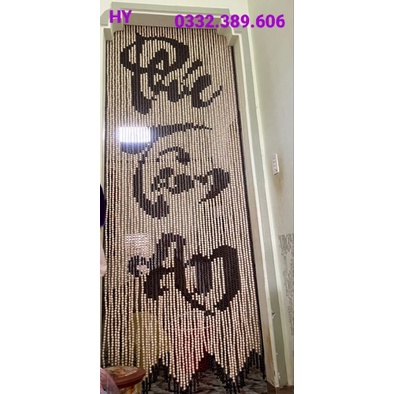 Mành hạt gỗ Bồ đề: Mẫu Phúc Tâm An!
