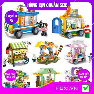 Đồ Chơi Lego Lắp Ráp Cửa Hàng Lưu Động-Trò chơi giải trí bé yêu-phát triển tư duy thông minh IQ-Xếp hình-Nhiều mẫu đẹp