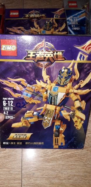 Lắp ráp 1 hộp LegoHiệp Sĩ 919 có trên 170 chi tiết