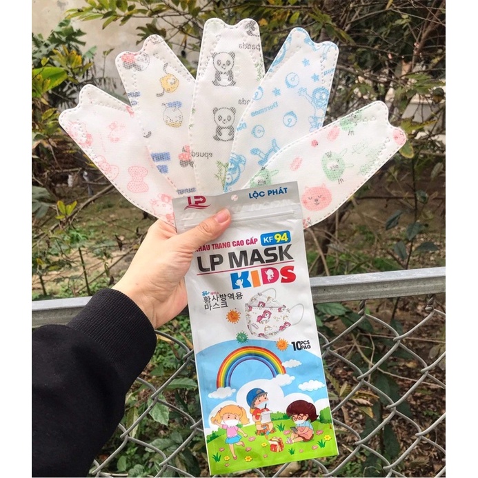 Khẩu Trang Trẻ Em KF94 LP Mask Kids Kháng Khuẩn, An Toàn Cho Bé