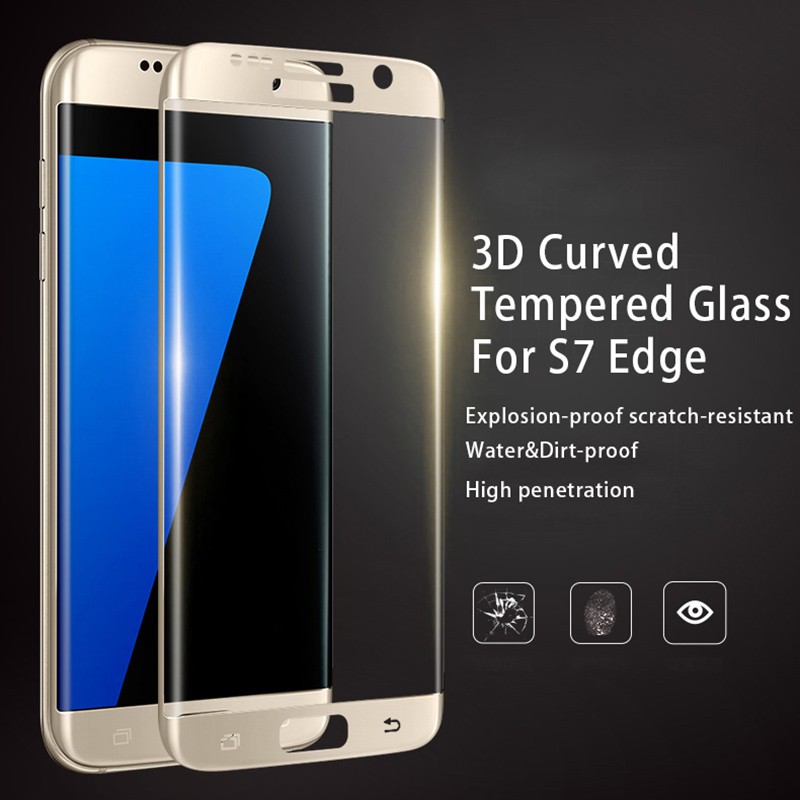 Kính Cường Lực 3d Bảo Vệ Toàn Màn Hình Cho Samsung Galaxy S7 Edge