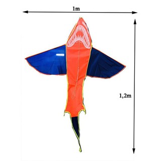 ĐỒ CHƠI DIỀU HÌNH CÁ MẬP DÀI 1,2M