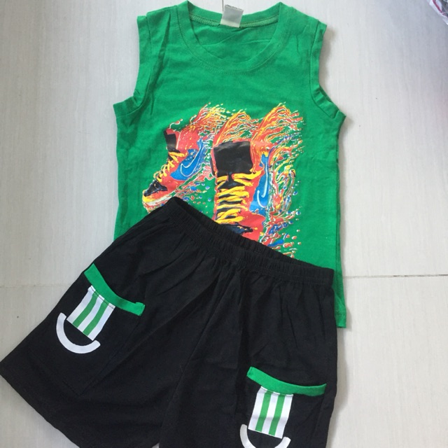 Bộ thun sát nách cho bé