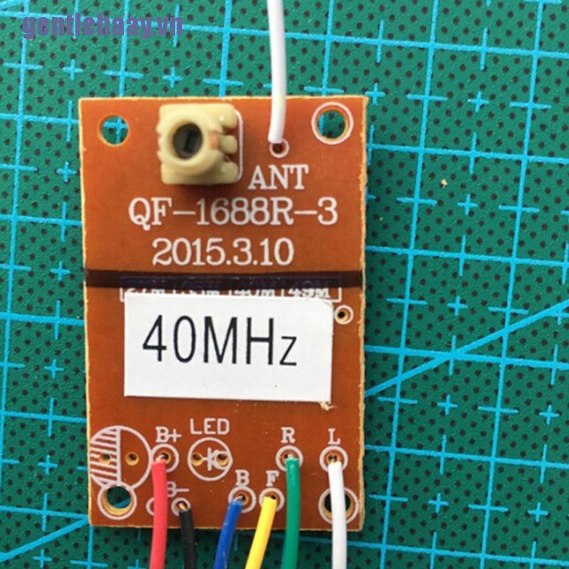 Bảng Mạch Nhận Tín Hiệu Điều Khiển Từ Xa 4ch 40mhz Kèm Ăng Ten Cho Đồ Chơi