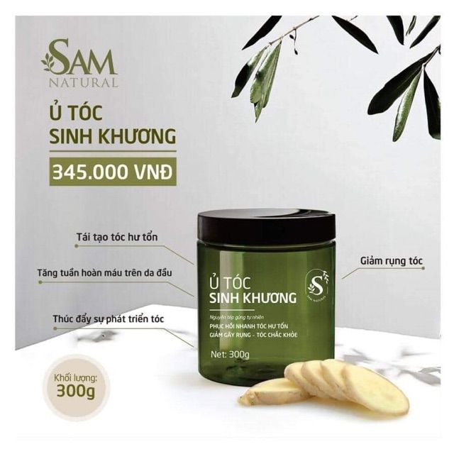 Ủ TÓC SINH KHƯƠNG SAMNATURAL