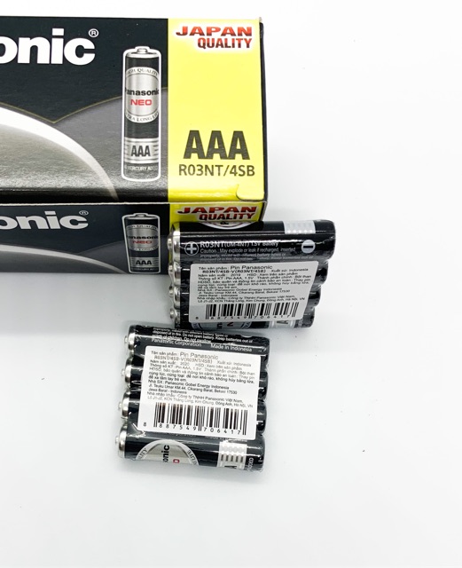 [ GIÁ HUỶ DIỆT ] Bộ 8 Pin AAA ( R03NT/2S ) Panasonic 1,5V Không Chì - Hàng Chính Hãng