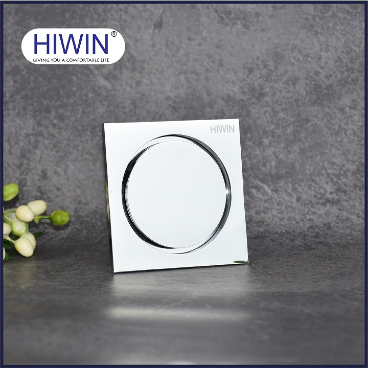 Phễu thoát sàn chống mùi hôi thoát nước nhanh đồng mạ crom kích thước 100x100mm HIWIN FD-1119