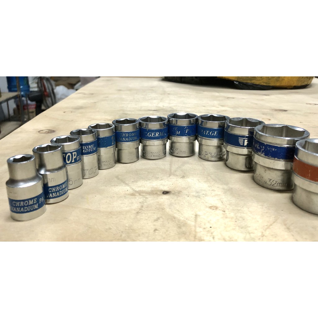 Đầu khẩu vặn ốc lúc giác 6 cạnh  8 10 12 13 14 15 16 17 18 22 23 24 27 30 32