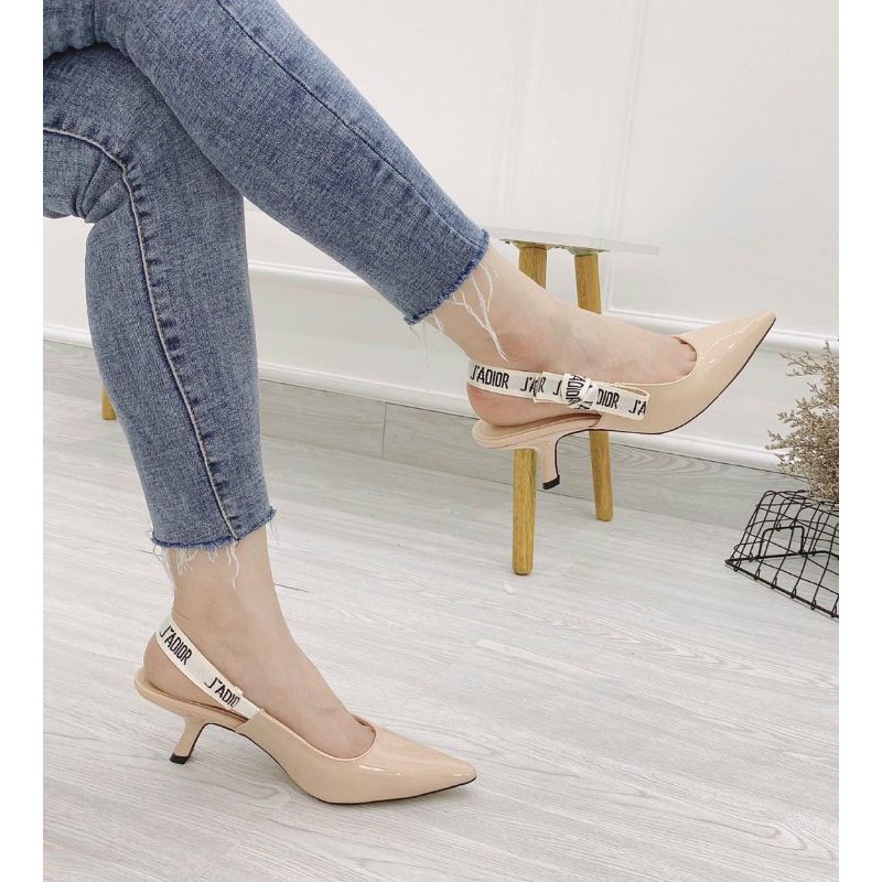 Sandal 6p Gót Cong Da Bóng Êm Chân Fullbox Bill Túi Hãng