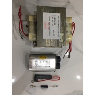 Combo biến áp , tụ , cầu chì , điot lò vi sóng