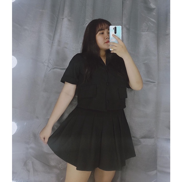 Sét Vest + cv Xếp li thanh lịch bigsize 50-90kg
