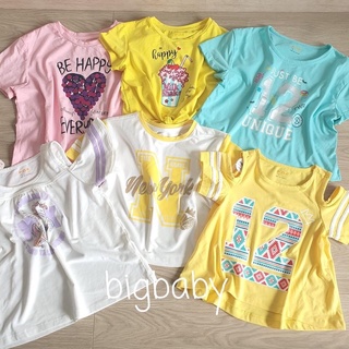 Áo thun MDC xuất Hàn cho bé gái, dạng lửng (crop top) size đại 4-10y
