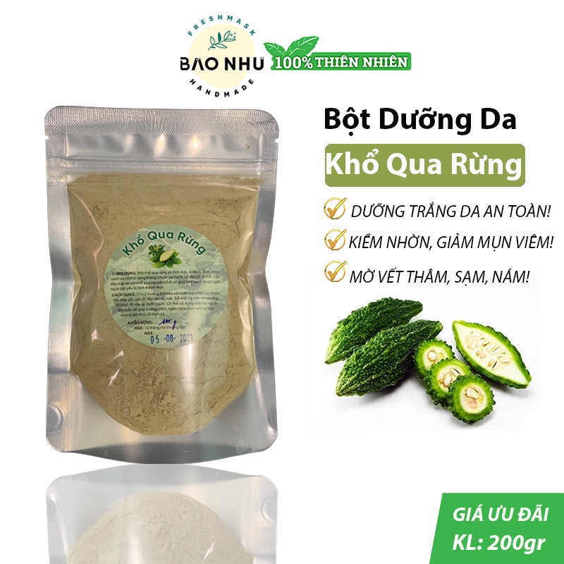 Bột Khổ Qua Rừng Dưỡng Da Handmade