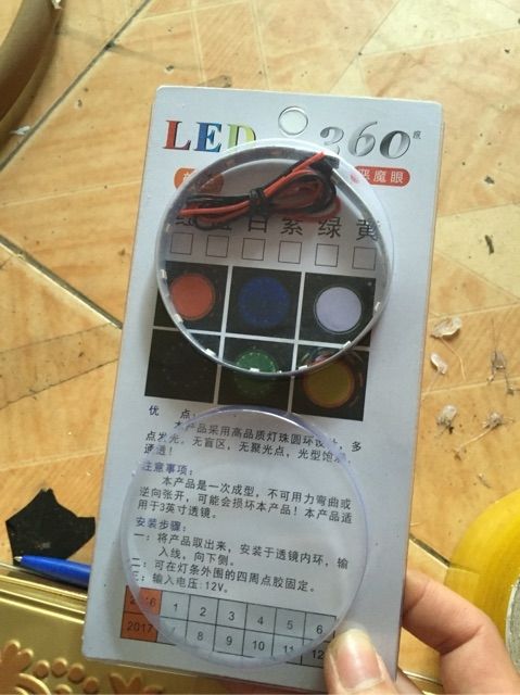 1 Vòng Led mắt quỷ cho bi cầu